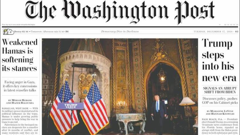 Iranpress: World Newspapers: Trump Steps Into His New Era