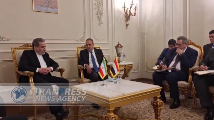 Iranpress: Iran, Egypt FMs Call for End to Palestinian Genocide