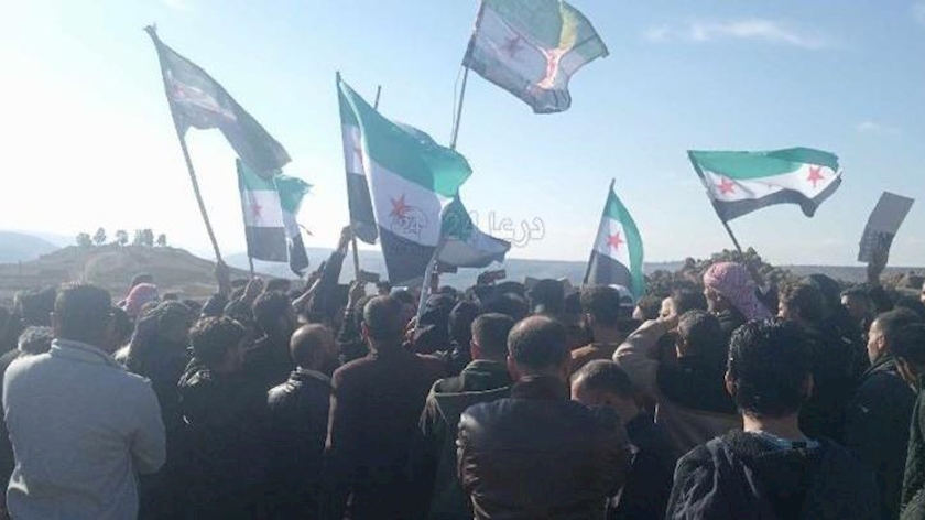 Iranpress: One Injured in Israeli Forces Shooting at Protesters inside Southern Syria