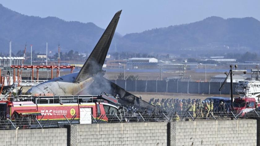 Iranpress: Plane Crash at South Korean Airport Leaves 127 Dead