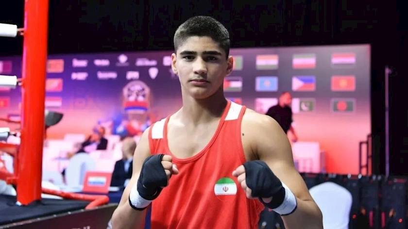 Iranpress: Iranian Boxer Farzan Ahmadi Named Best Asian Schoolboy Boxer of 2024