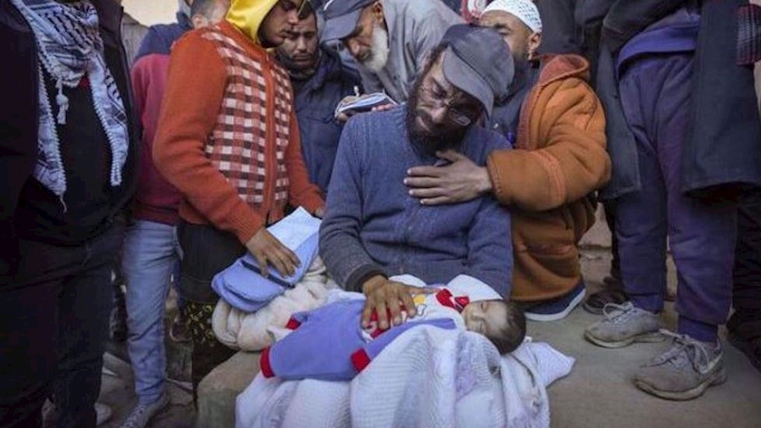 Iranpress: Another Infant Dies in Gaza’s Cold as Israeli Airstrike Targets Hospital