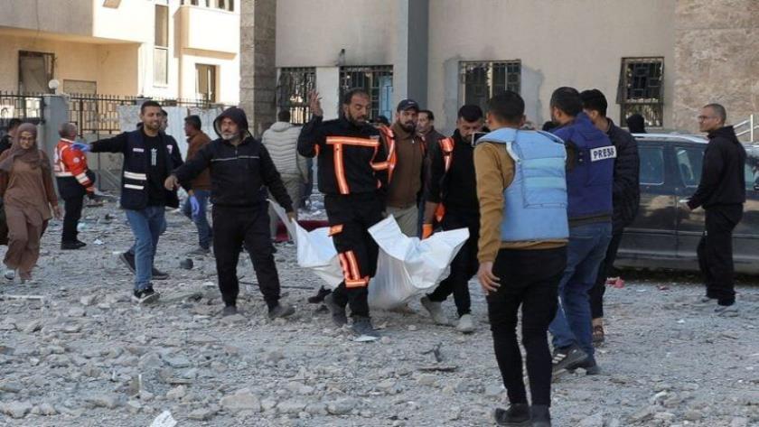 Iranpress: Gaza Under Israeli  Heavy Attacks as World Celebrates New Year