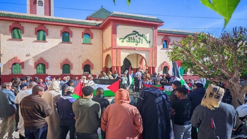 Iranpress: Moroccans Express Solidarity with Palestinians in Gaza