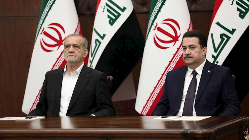 Iranpress: Iran, Iraq Forge Stronger Bonds Against Terrorism: Pezeshkian 