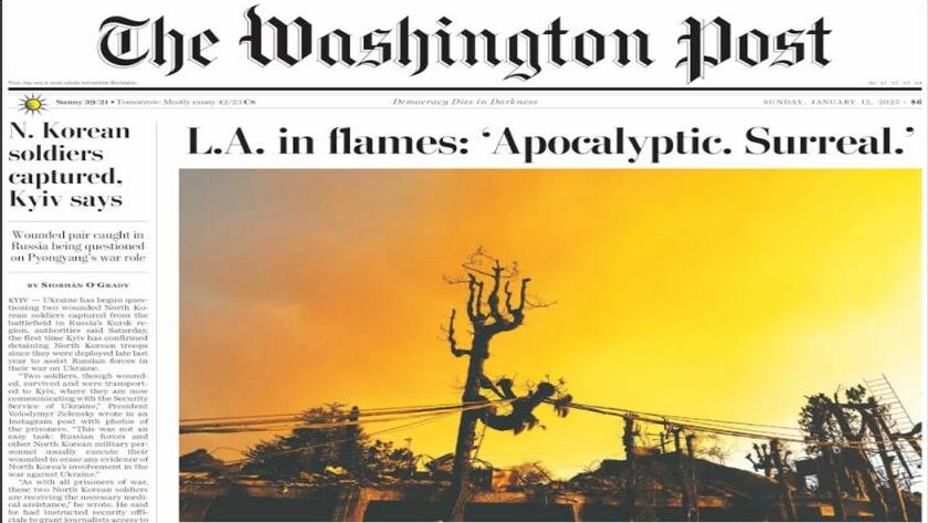 Iranpress: World Newspapers: L.A in Flames