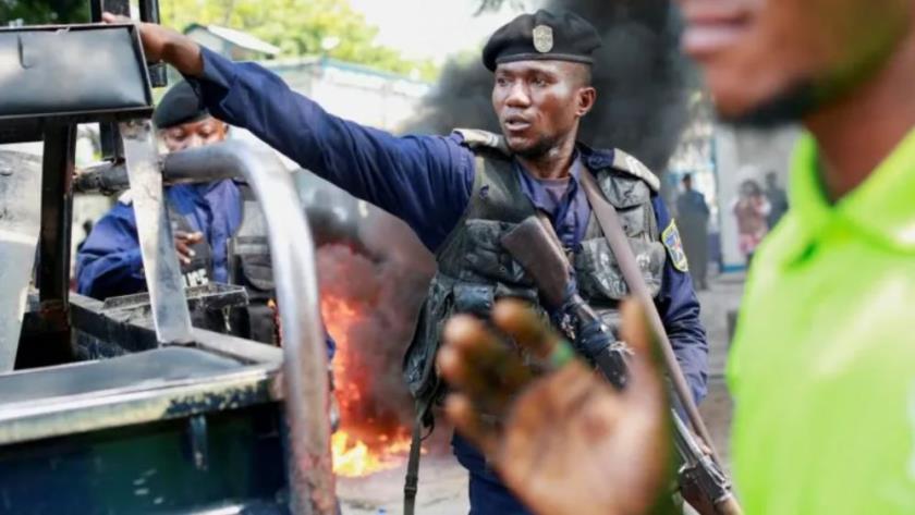 Iranpress: Congolese Protesters Attack Western Embassies in Kinshasa