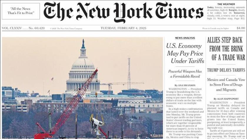 Iranpress: World Newspapers: U.S. Economy May Pay Price Under Tariffs