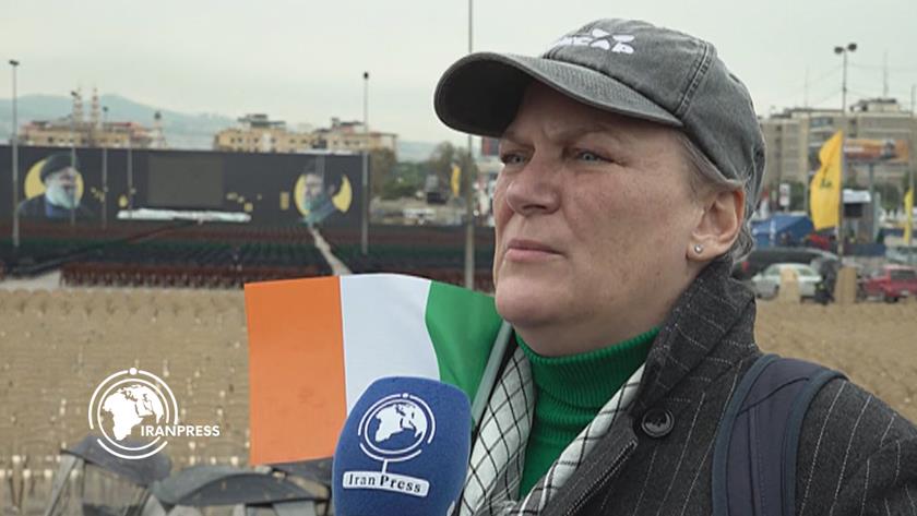 Iranpress: Human Rights Activist Tara O’Grady Stands in Solidarity with Lebanon