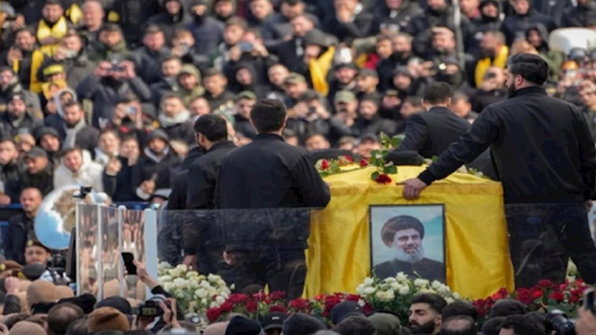 Iranpress: Funeral and Burial Ceremony for Martyr Seyyed Hashem Safieddine Held in Lebanon