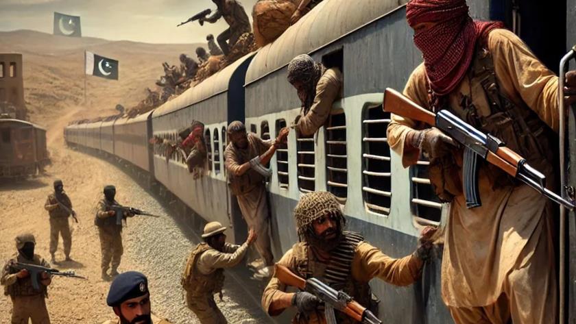 Iranpress: Baloch Separatists Hijack Passenger Train in Pakistan, Threaten Executions 