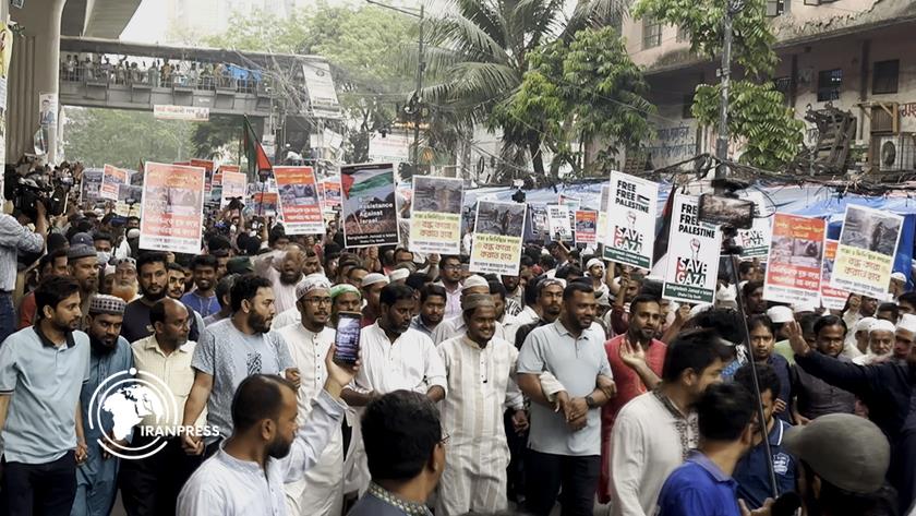 Iranpress: Mass Protest in Bangladesh Condemns Violence Against Palestinians in Gaza