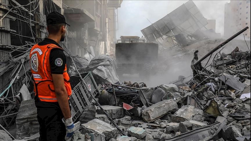 Iranpress: Civil Defense in Gaza Faces Dire Challenges Amid Ongoing Israeli Bombing