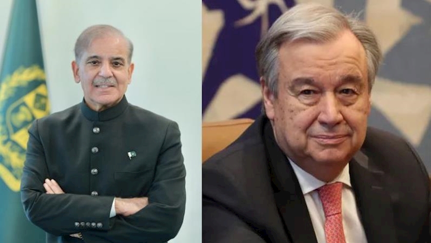 Iranpress: Pakistan PM Discusses Regional Tensions With UN Secretary General
