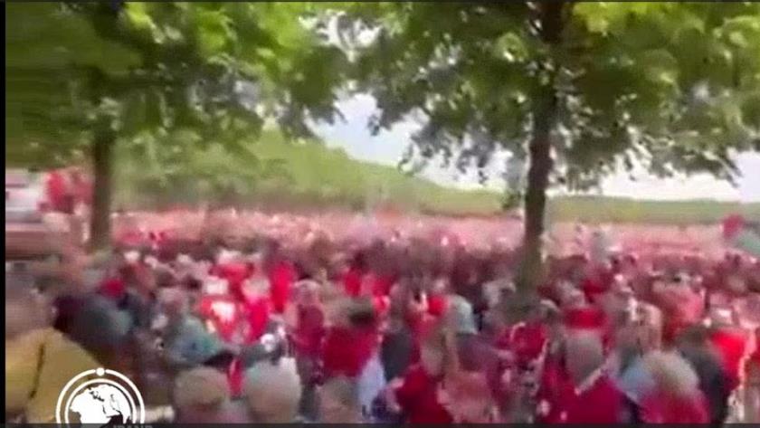 Iranpress: Huge Turn Out for Palestine in The Hague