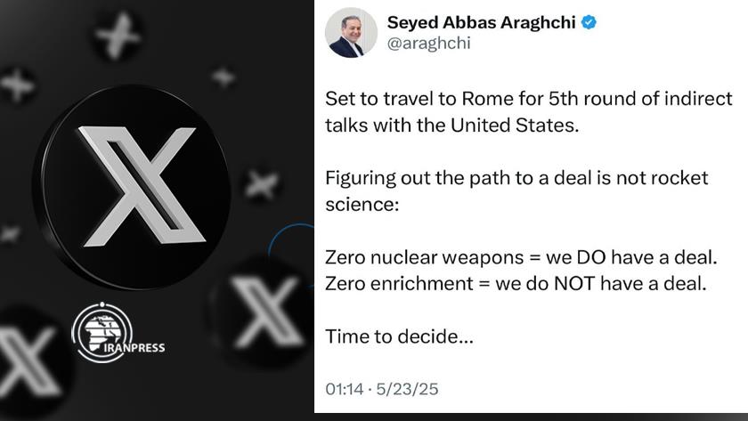 Iranpress: Zero Enrichment = We Do NOT Have a Deal: Araghchi