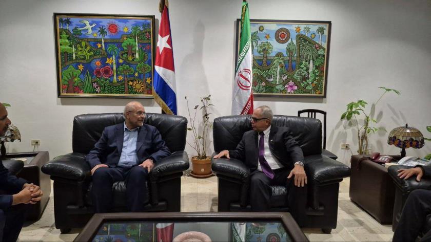 Iranpress: Iranian Parliament Speaker Arrives in Havana for Diplomatic Talks