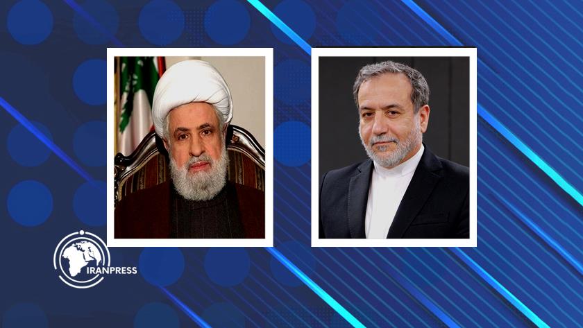 Iranpress: Sheikh Naim Qassem, Araghchi Emphasise on Iran-Lebanon Relations