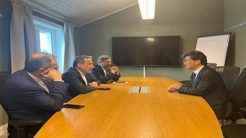 Iranpress: Iran’s Top Diplomat Meets Head of Japan’s Sasakawa Peace Foundation