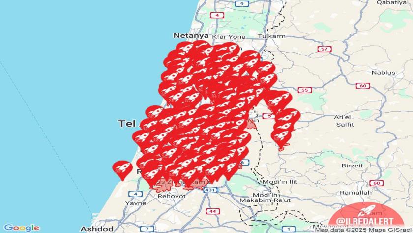 Iranpress: New Round of Operation Against Israel Begins, 1st Missile Enters Israel