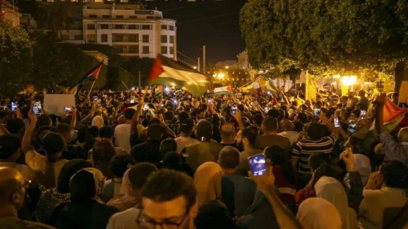 Iranpress: Tunisian People Rally in Support of Iran and Axis of Resistance 