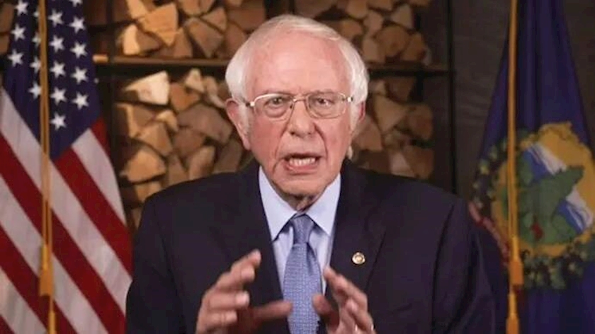 Iranpress: Sanders Calls for End to U.S. Support for Israeli Regime