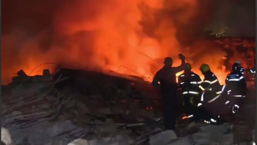 Iranpress: Huge Explosion Shakes Baku, Republic of Azerbaijan
