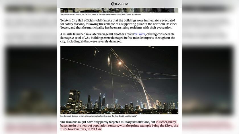 Iranpress: Israel Locates Military Bases Amid Residential Area, New Histrionics?
