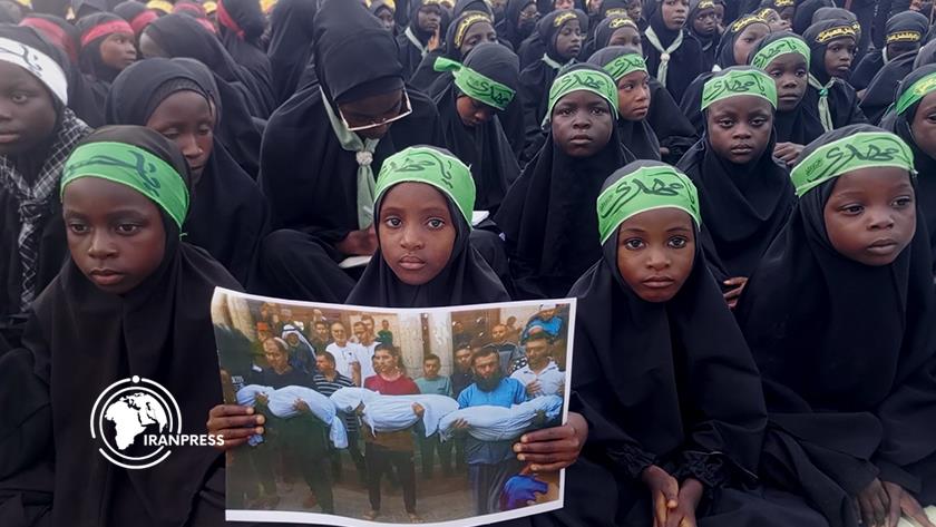 Iranpress: Nigerian Mourners Honor Gaza Children