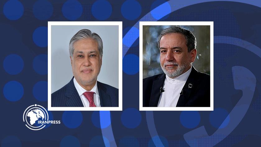 Iranpress: Iran, Pakistan Foreign Ministers Discuss Gaza Crisis and Bilateral Relations 