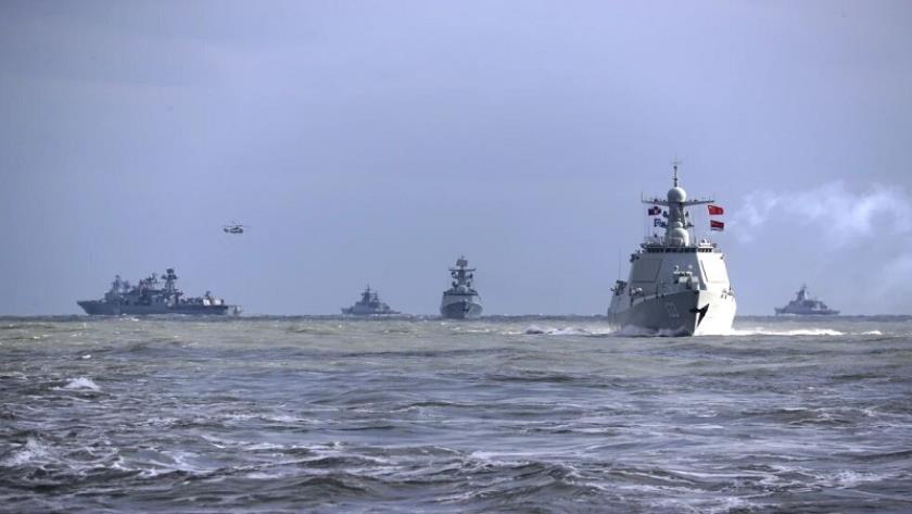 Iranpress: Chinese-Russian Naval Exercises Kicks Off