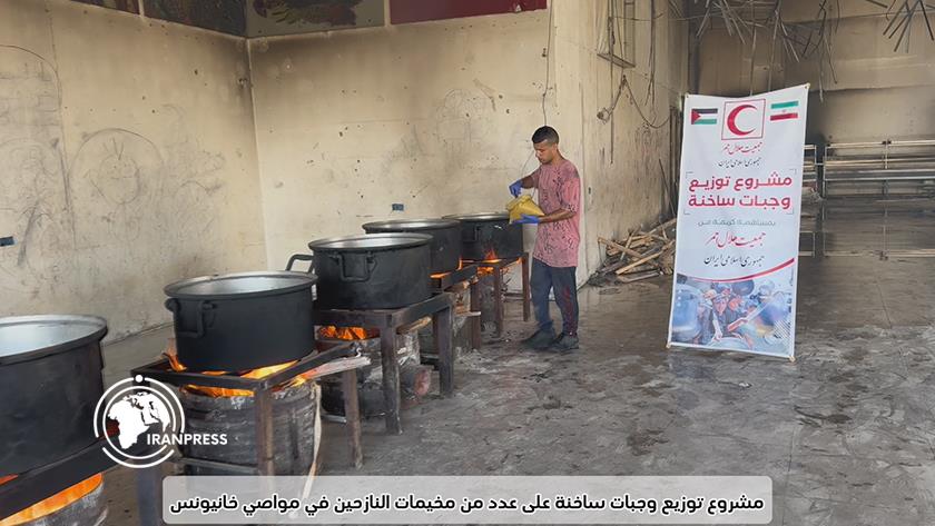 Iranpress: Amid Massacres and Blockade, Iranian Red Crescent Delivers Food Aid to Gaza