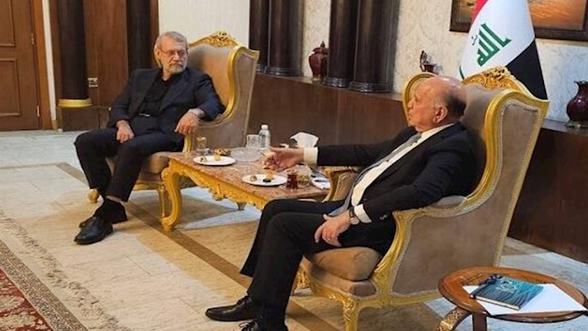Iranpress: Iran SNSC Chief Meets Iraqi Foreign Minister in Baghdad