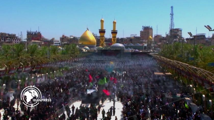 Iranpress: Mass of Pilgrims Mourn Arbaeen in Karbala, Iraq