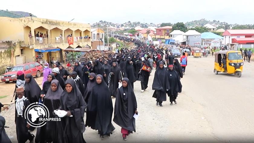 Iranpress: Nigeria Holds Peaceful Arbaeen Trek in Solidarity with Gaza Amid Heavy Security