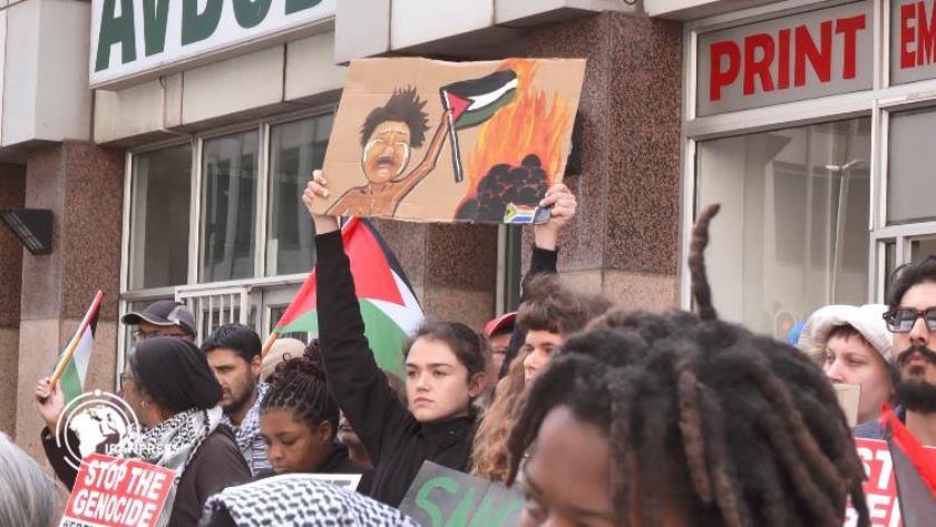 Iranpress: People Hold Protest in South Africa Call for Imposing Sanctions on Israel