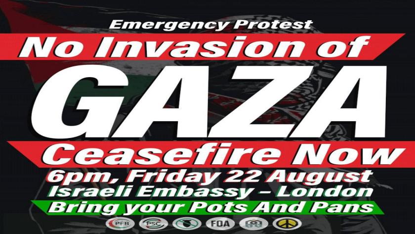 Iranpress: Ongoing Genocide in Gaza Prolongs Protest in London; Gathering Outside Israel Embassy