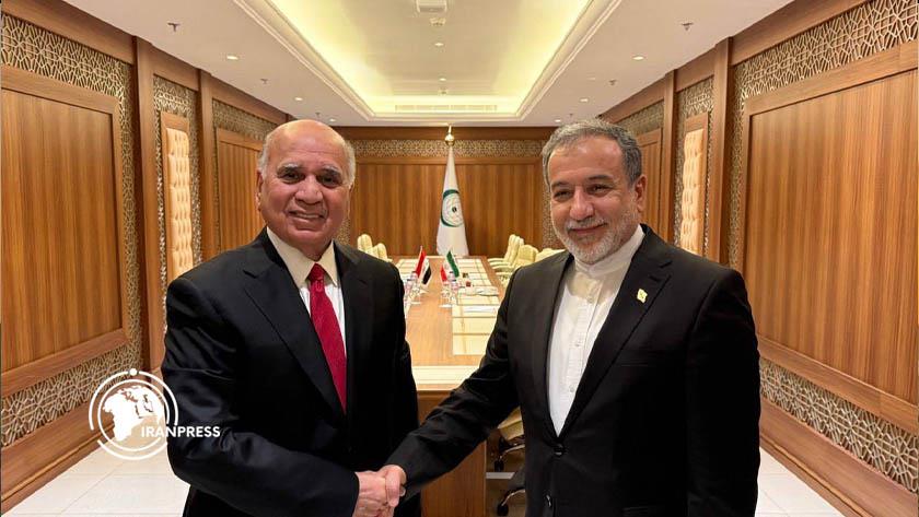 Iranpress: Iran, Iraq Foreign Ministers Meet in Jeddah 