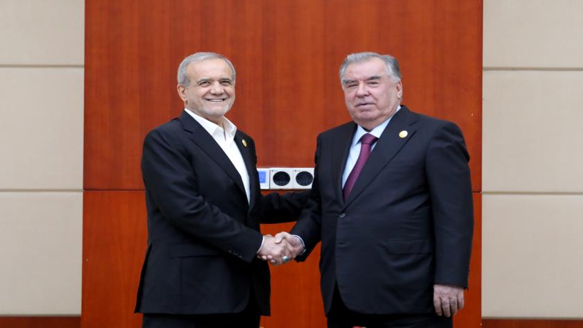Iranpress: Pezeshkian: Tehran-Dushanbe Ties Expanding in All Sectors 