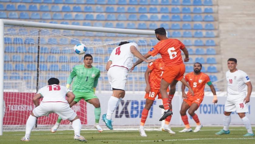 Iranpress: Iran Defeats India 3-0 in CAFA Tournament; Team Melli Set Sights on Tajikistan
