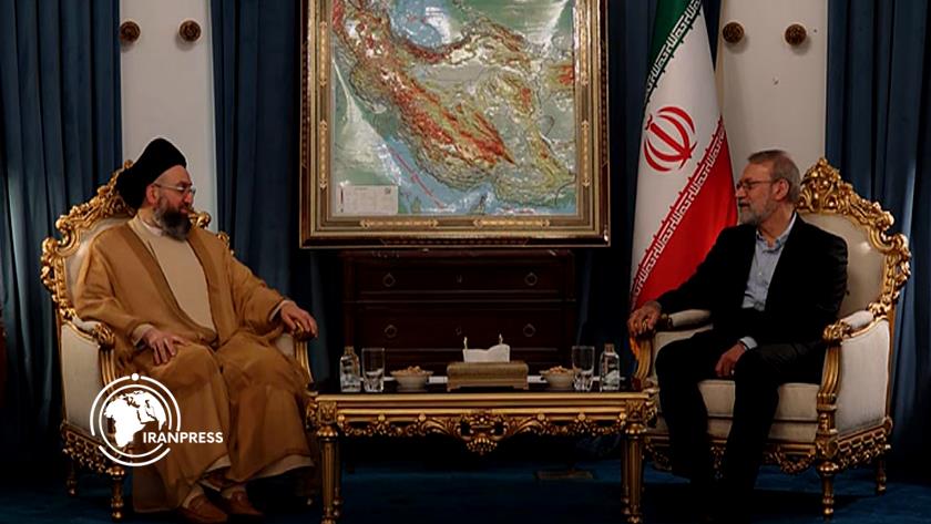 Iranpress: Ammar al-Hakim Meets Larijani in Tehran to Strengthen Regional Security Ties