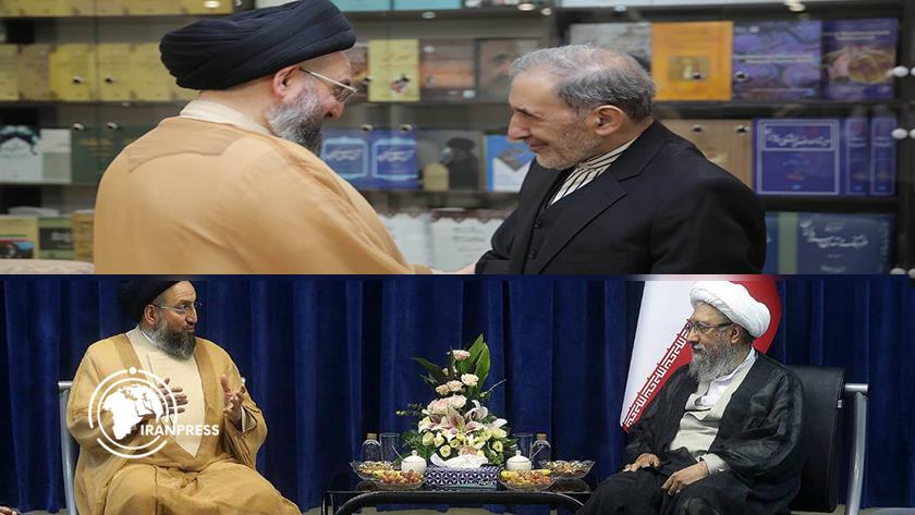 Iranpress: Hakim Meets with Amoli Larijani and Velayati