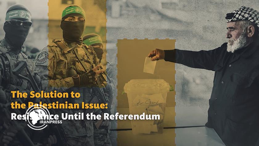 Iranpress: Leader Tells Solution to Palestine: Zionists Must Evacuate, Referendum Must Be Held
