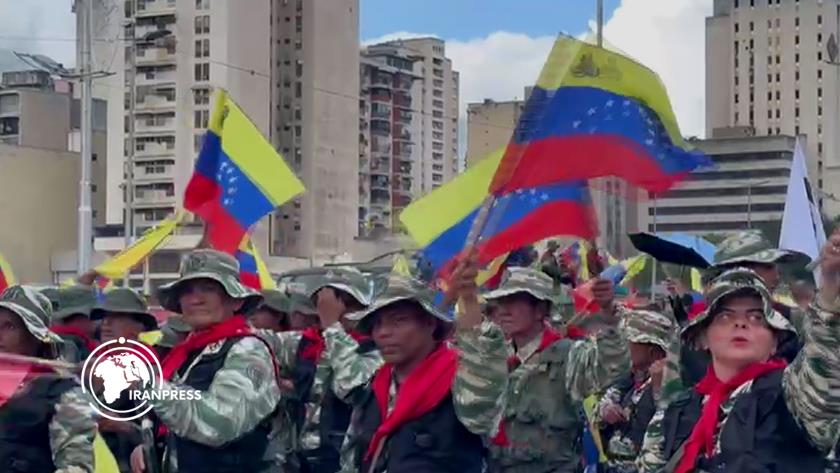 Iranpress: Venezuelans Rally Against U.S. Threats, Express Support for Maduro