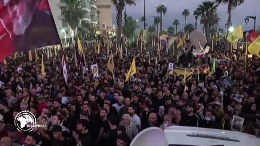 Iranpress: Beirut; Lebanese Revere Nasrallah on Eve of Martyrdom Anniv. 