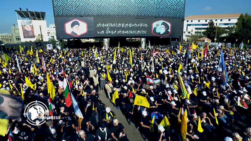 Iranpress: Commemoration Ceremony for Sayyed Hassan Nasrallah in Beirut