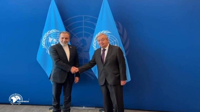 Iranpress: FM Araghchi Meets Guterres in New York