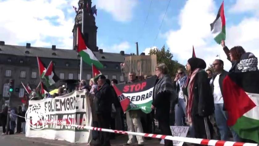 Iranpress: Protest Over Gaza in Copenhagen