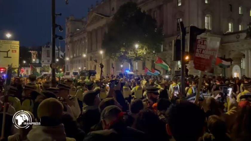 Iranpress: Thousands Take to the Streets in London to Protest Israeli Violence
