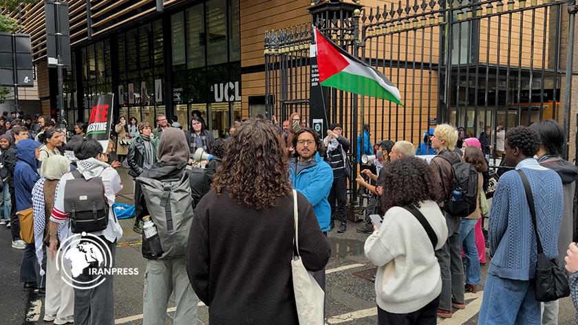Iranpress: Protests Erupt at U.K. Universities Against Israeli Actions